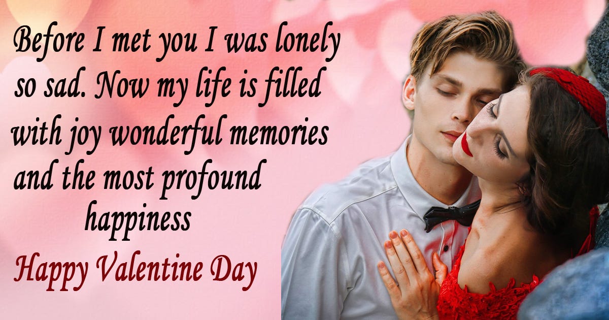 Valentines Day To My Girlfriend Valentine's day messages for girlfrien...