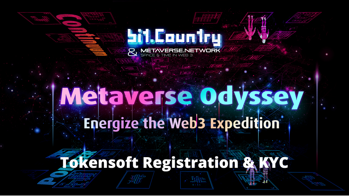 [Announcement] Metaverse Odyssey Event is about to open for KYC on Tokensoft