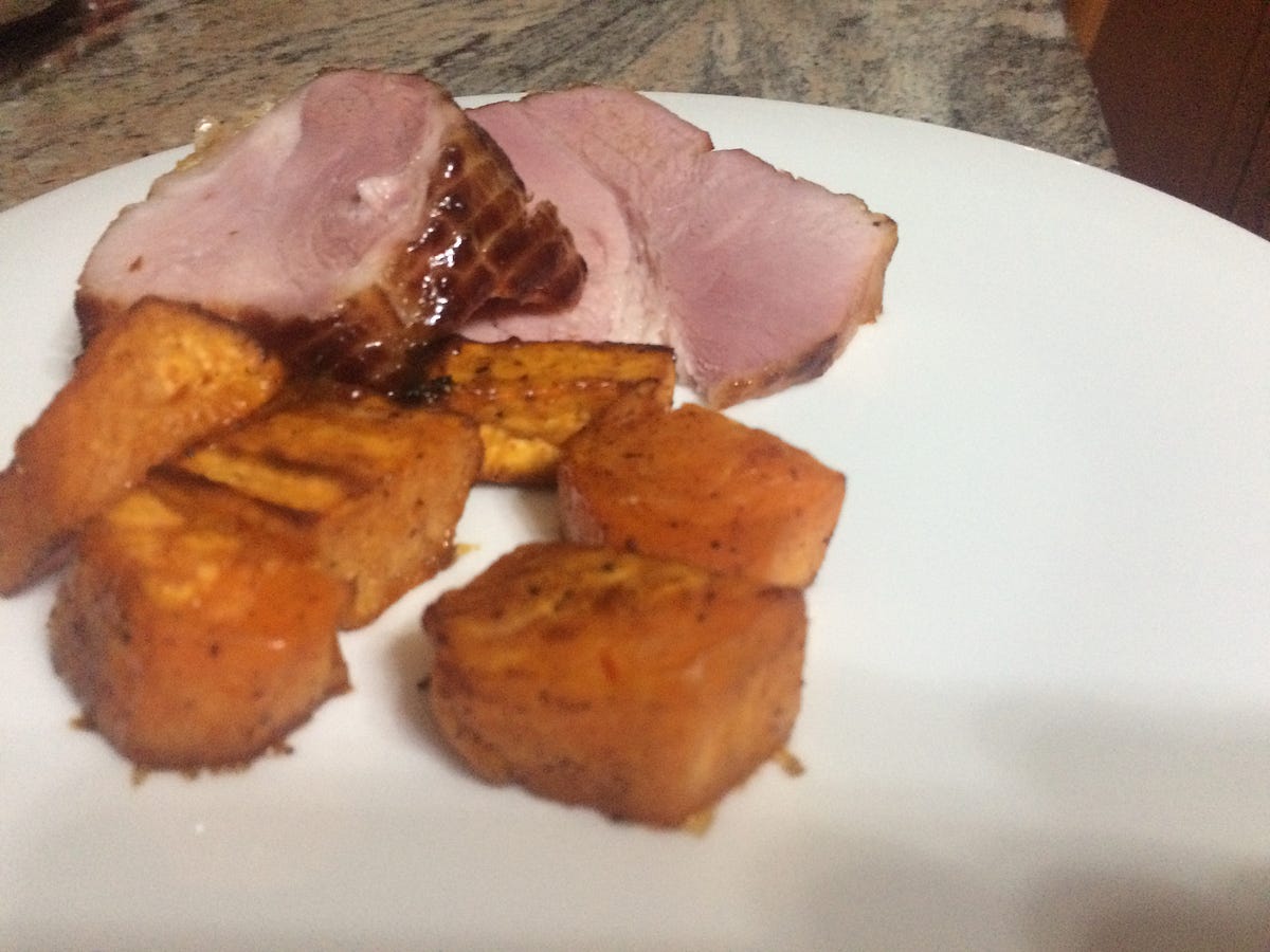 Honeyglazed Gammon and baked sweet potatoes by Adamides Medium