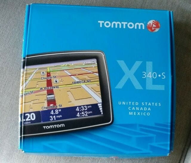 tomtom xl 340s map