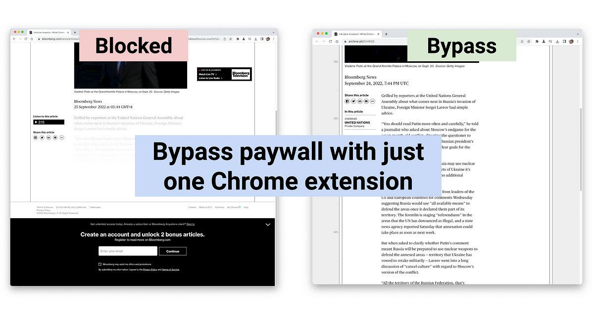 How to get around news paywall with just one Chrome extension in 2022