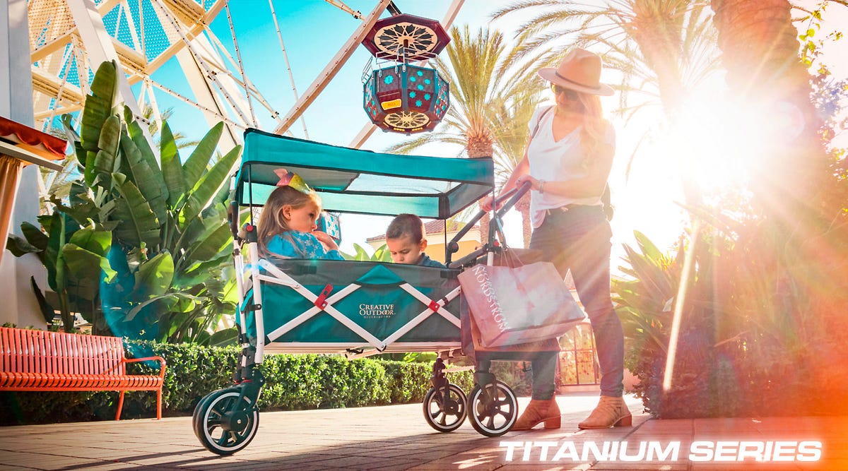 creative outdoor stroller wagon
