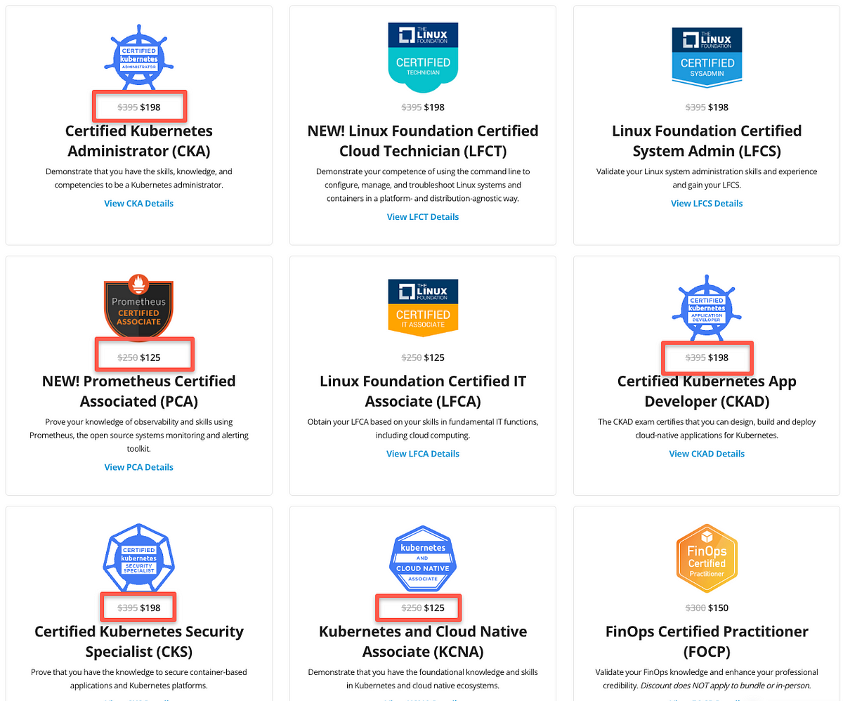 Linux Foundation Coupon CKA CKAD CKS KCNA LFCS by Bibin