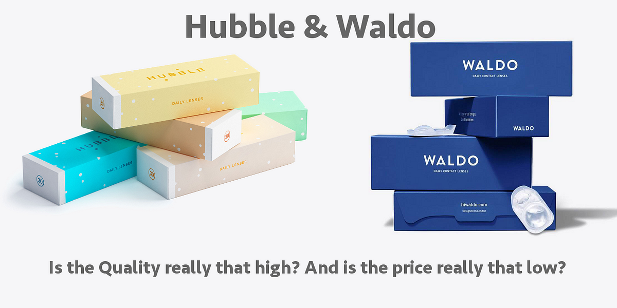 Analysis of Hubble & Waldo — subscription services for contact lenses | by  Marco Pöhler | Medium