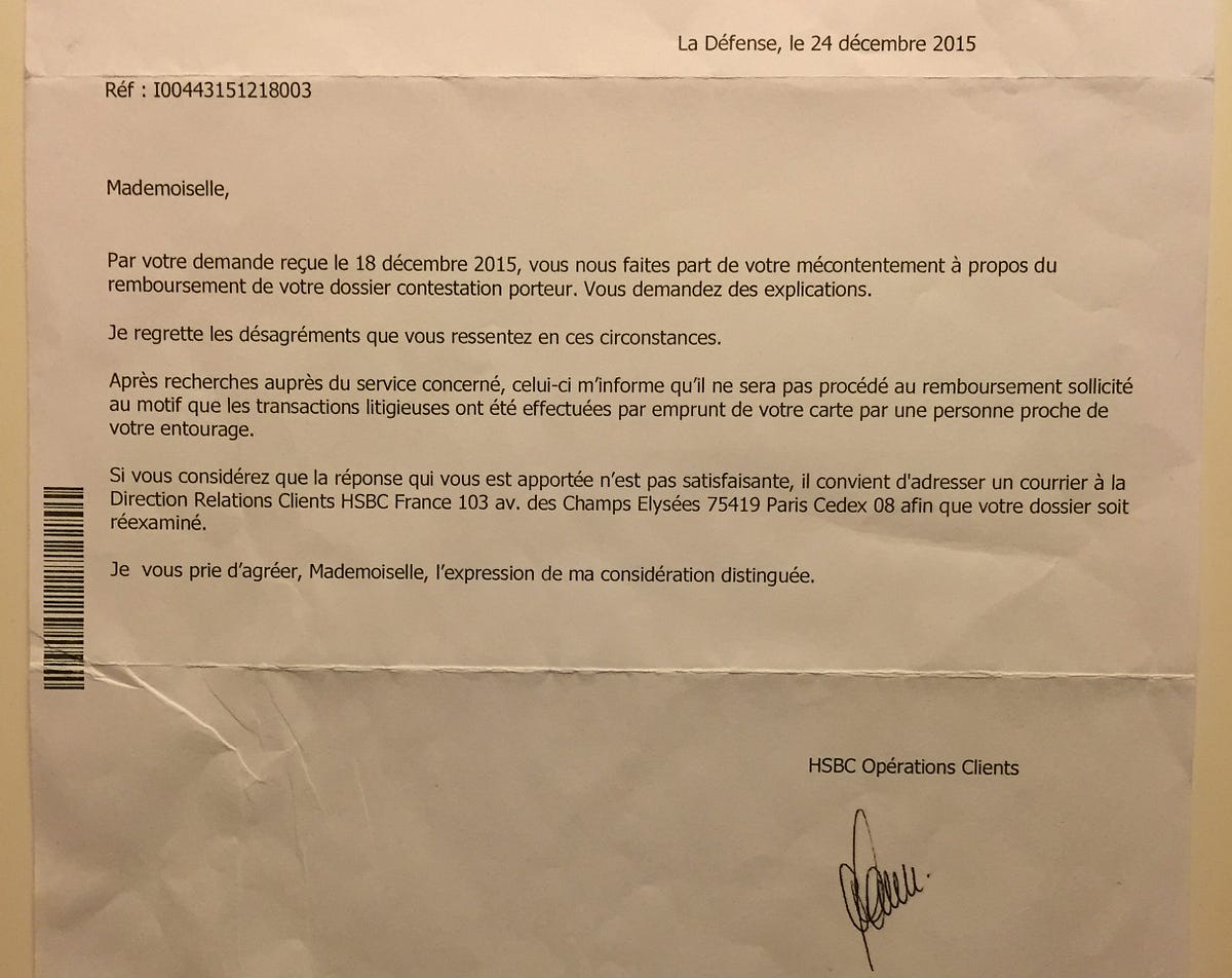 Paiement Refusé Alors Que J'ai De L'argent Quand il faut se battre contre sa banque, même si on la paie | by