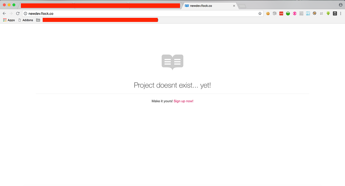 Subdomain takeover dew to missconfigured project settings for Custom