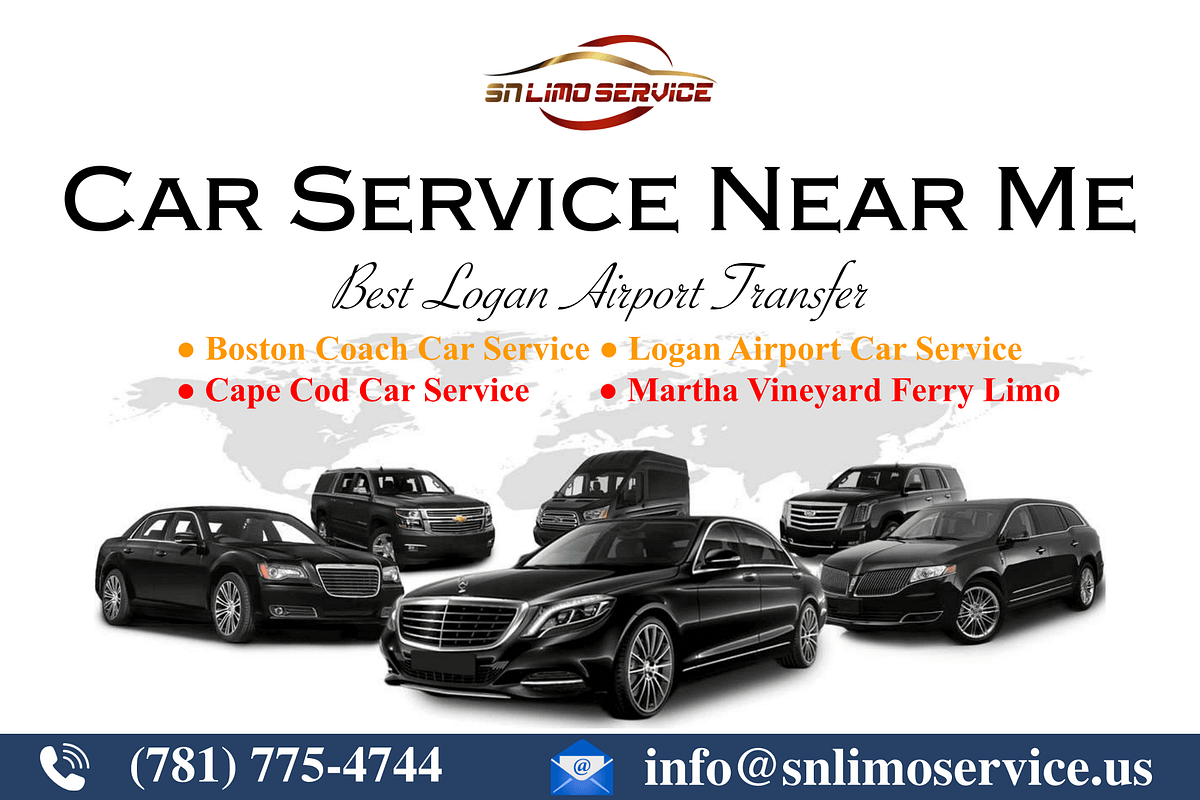 Car Service near me Logan Airport Boston MA - Sn Limo Service - Medium