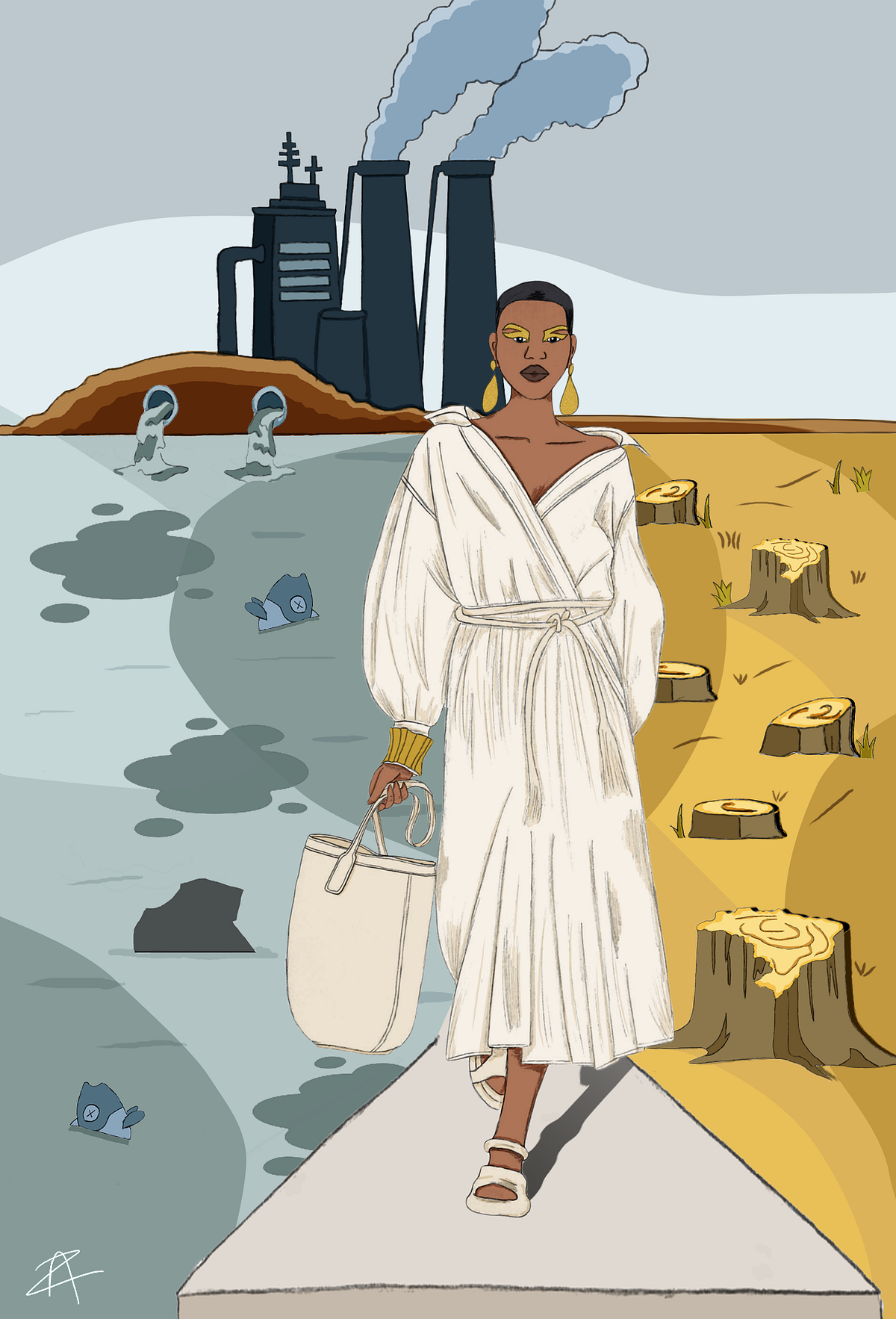 Sustainability The Fast Fashion Industry By The Scribbling Pinto 