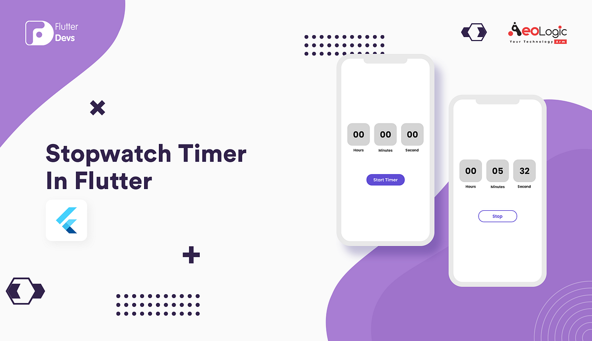 Stopwatch Timer In Flutter. Learn How To Create Stopwatch Timer In… | by  Shaiq khan | FlutterDevs