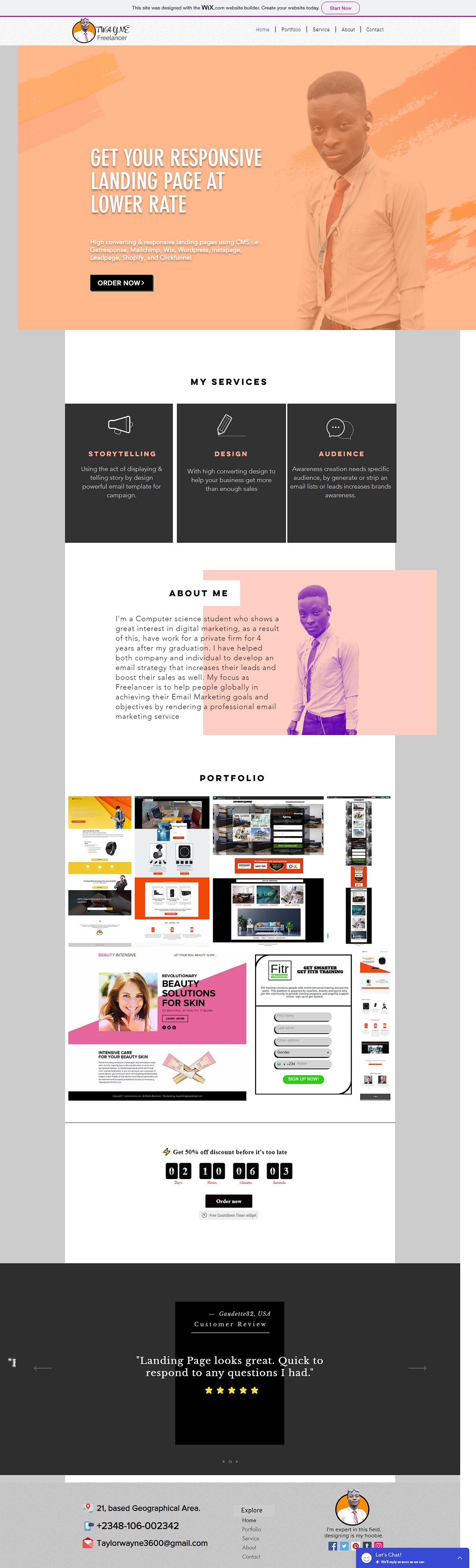 Landing Page with Dynamic Functionality that Convert | by Taylor wayne ...