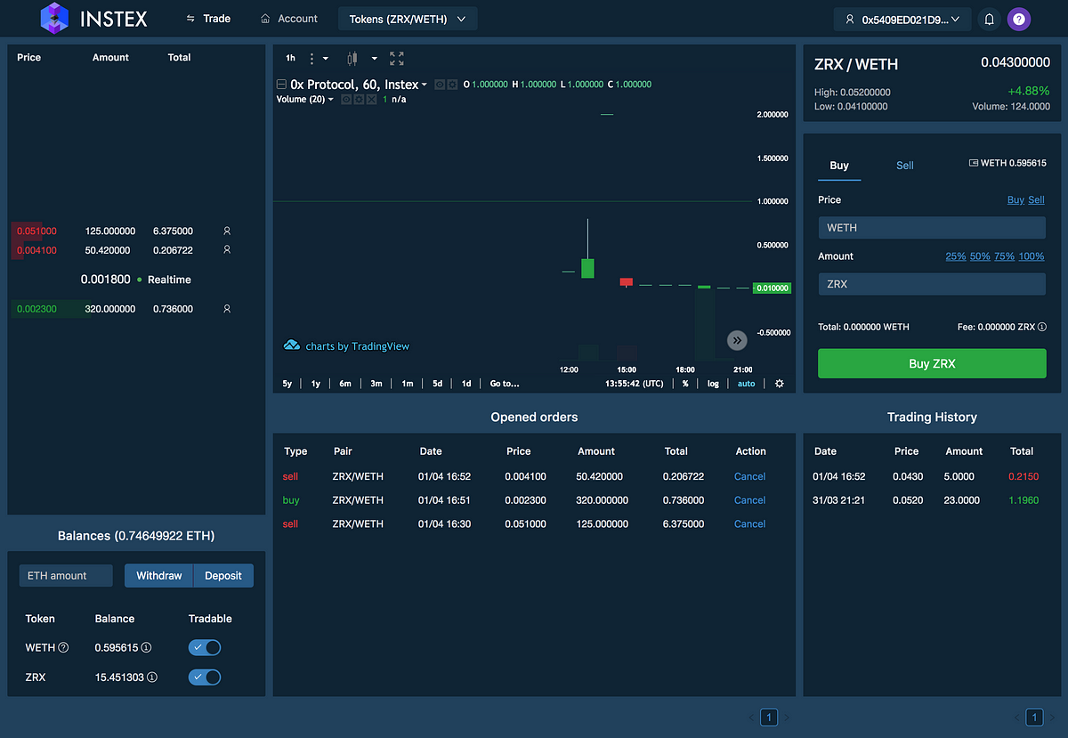 erc20 token exchange trade decentralized medium instex