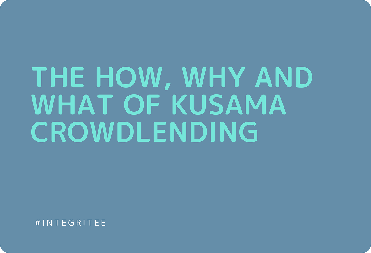 The how, why and what of Kusama crowdlending