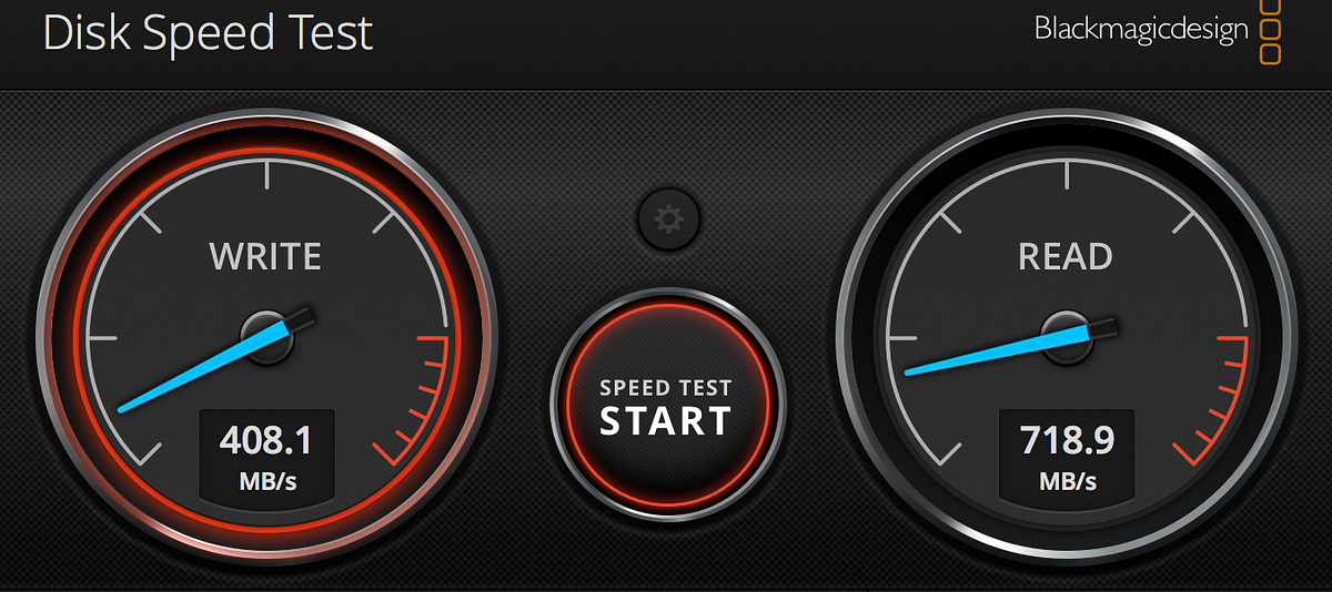 What is a good score for Blackmagic Disk Speed Test? | by Joshua Dance |  Medium