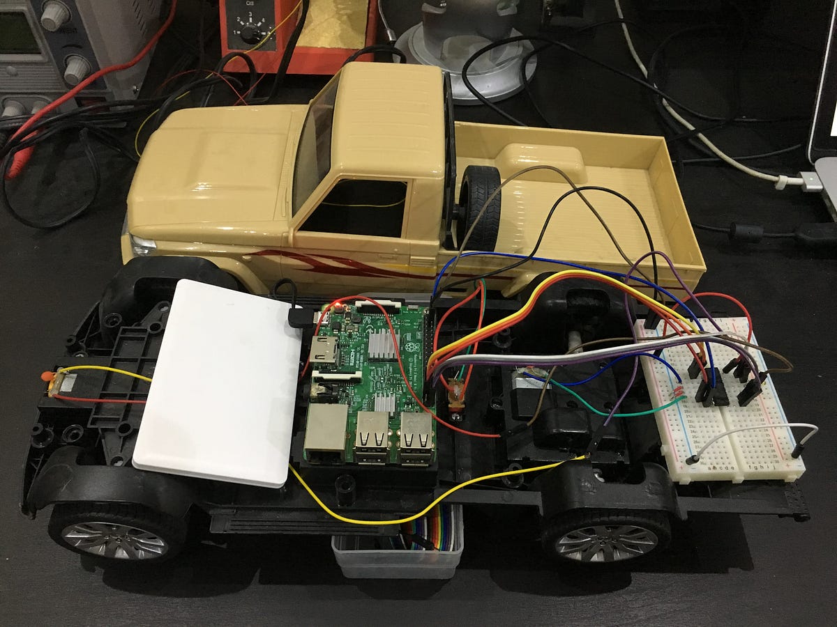 building a remote control car with raspberry pi