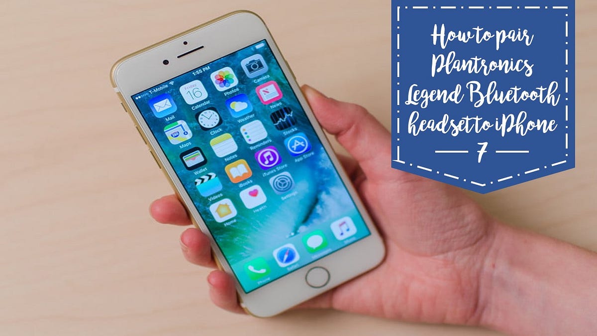 connecting plantronics headset to iphone