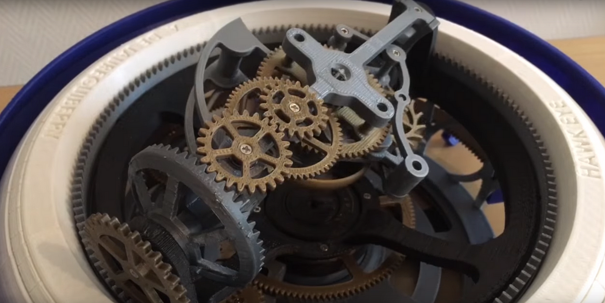 Hawk Eye: A 3D-Printed Replica of Vianney Halter’s Deep Space Tourbillion.