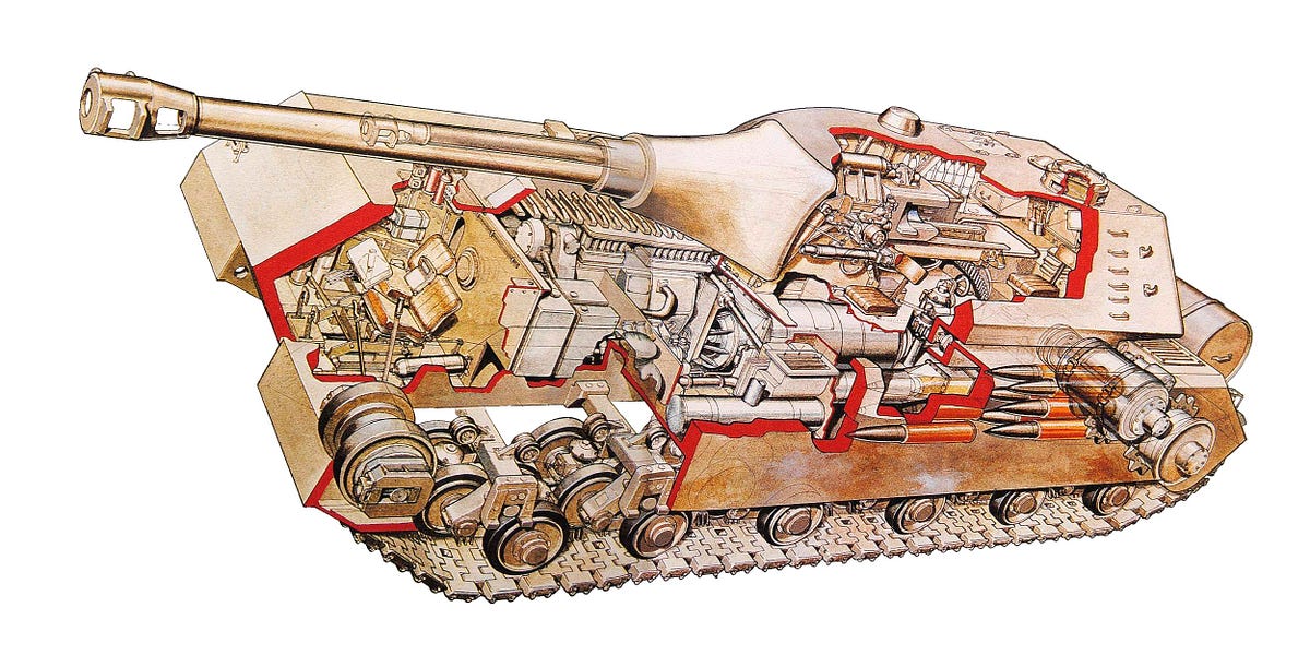Двигатель танка maus