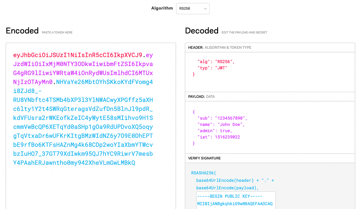 How to decode JWT and validate the signature in Swift? by Muhammed