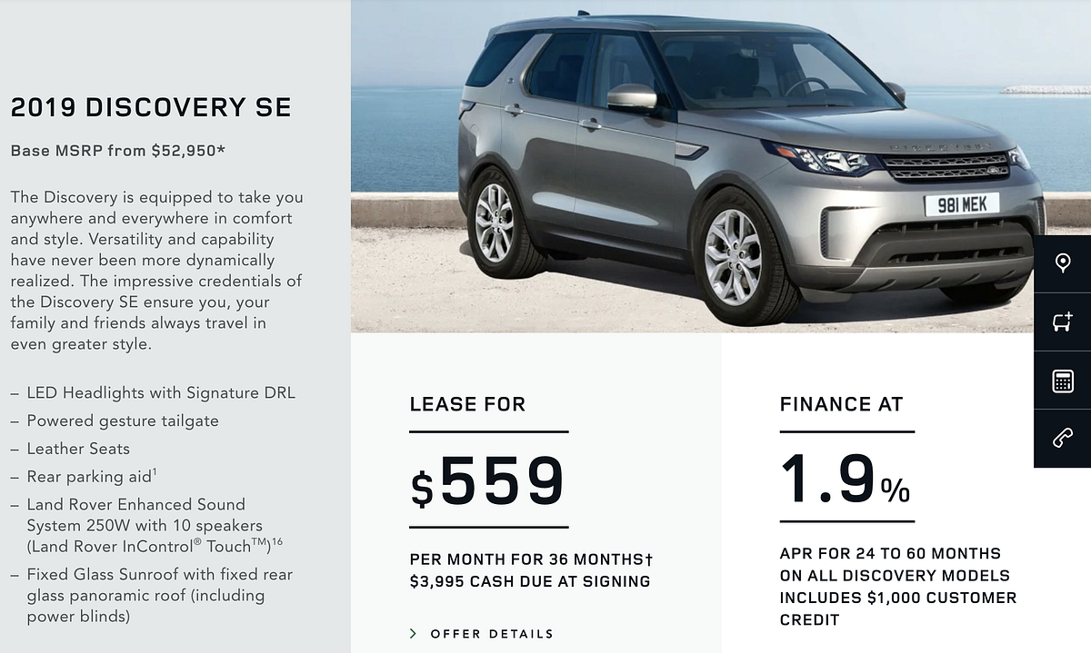 Understanding Pricing in Car Lease Advertising | by Ben Rosenthal | Medium