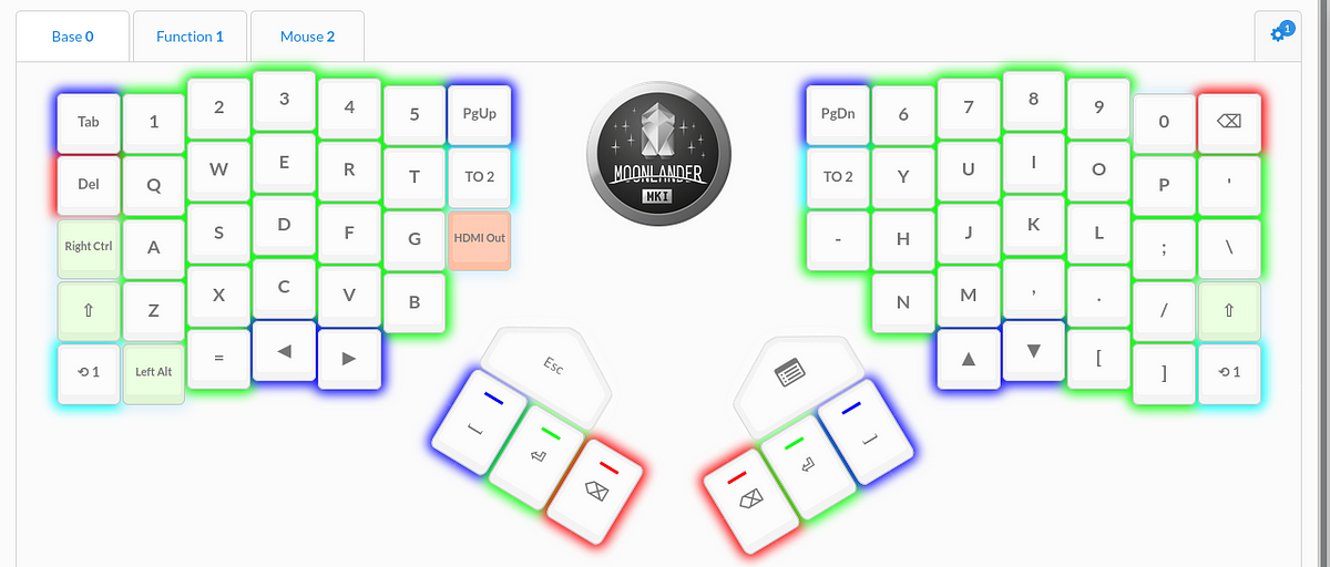 moonlander keyboard layout