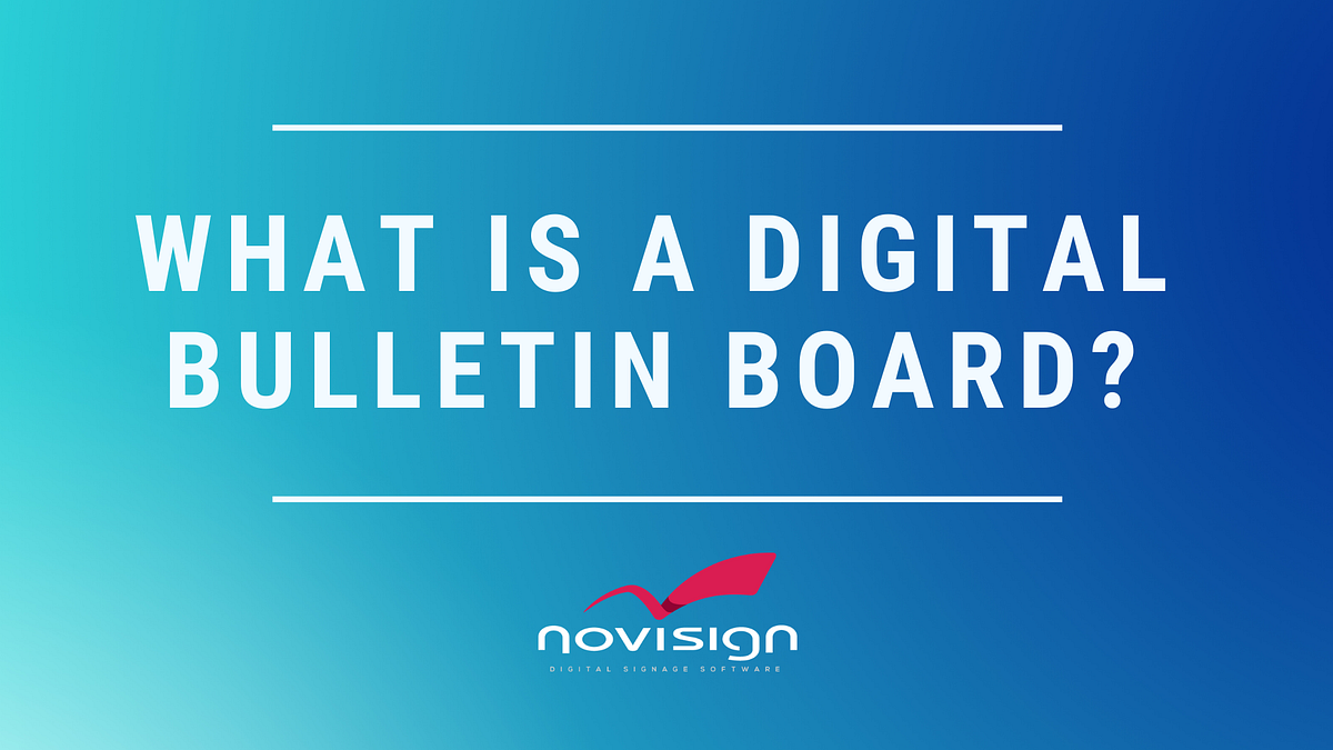 What is a digital bulletin board? Everything you need to know! | by Eva ...