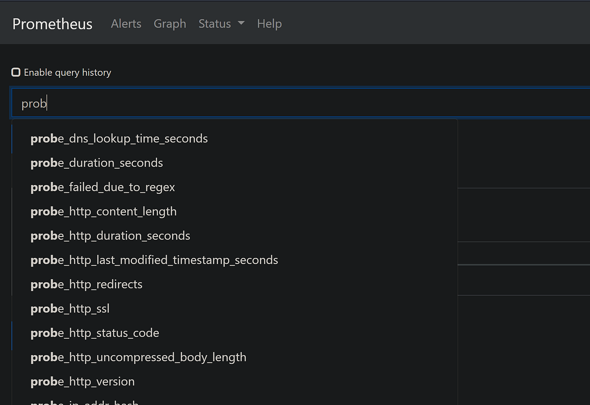 Use Blackbox Exporter for HTTP Status Checks using Prometheus and