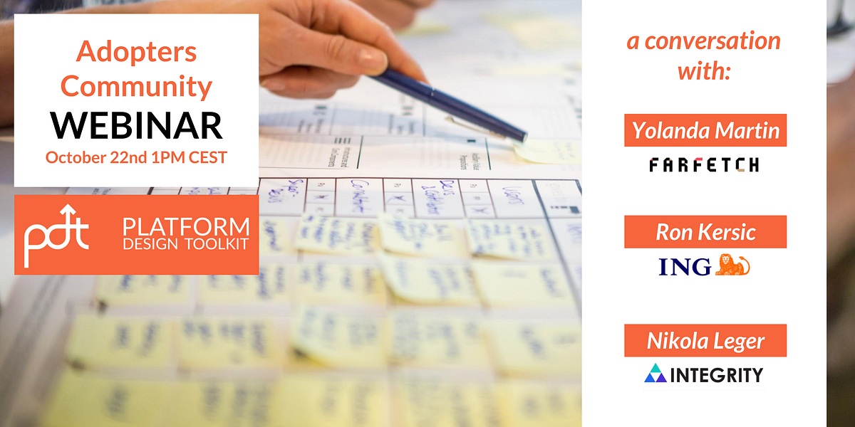 Join The First Platform Design Toolkit Adopters Community Webinar By