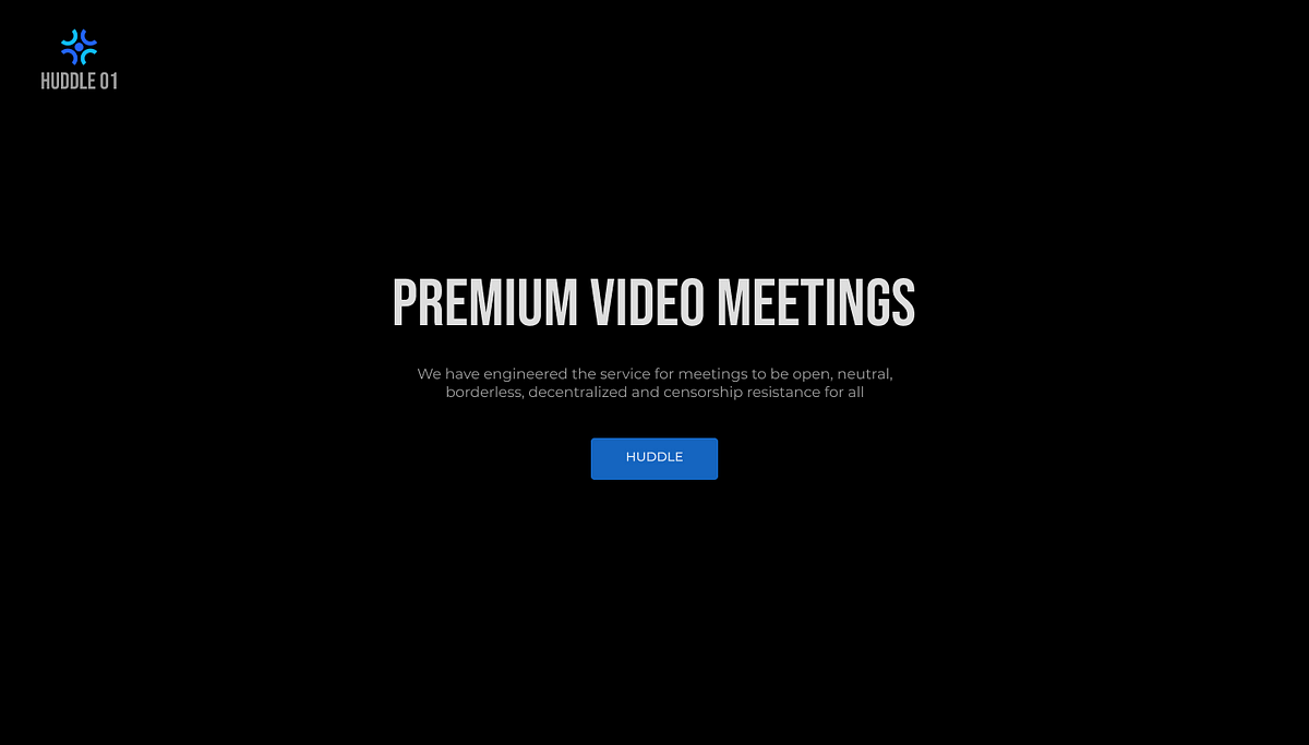 Introducing Huddle 01  !