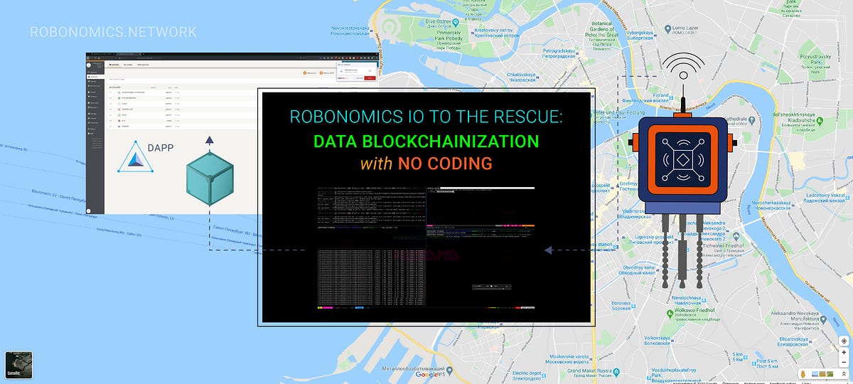 Robonomics IO To The Rescue: Data Blockchainization With No Coding