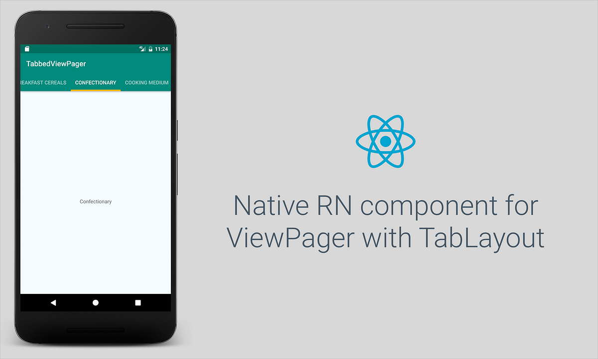 React Native UI Component for ViewPager with TabLayout ...
