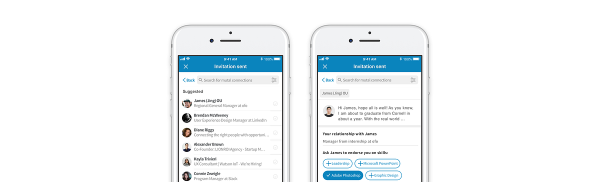LinkedIn Concept. Developing Relationships Through Mutual… | by ...