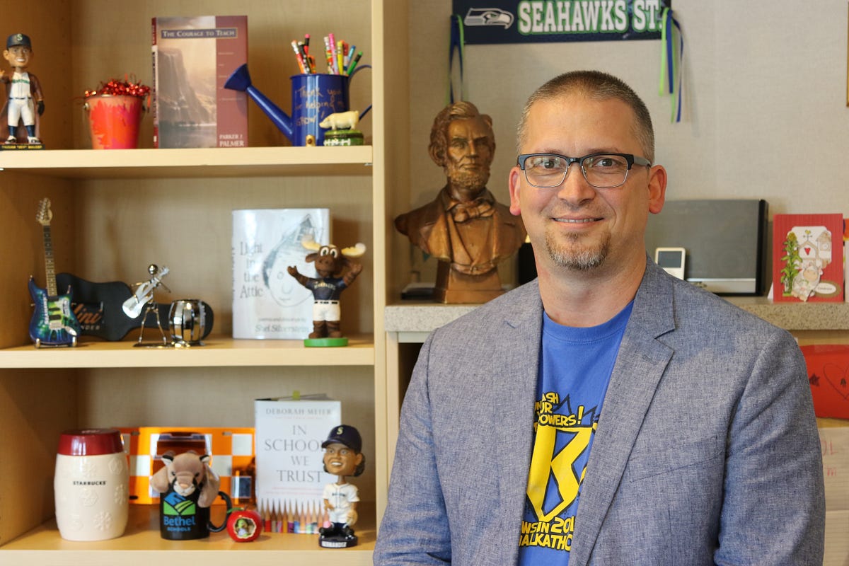 Rock and roll principal Get to know Kapowsin Elementary’s David