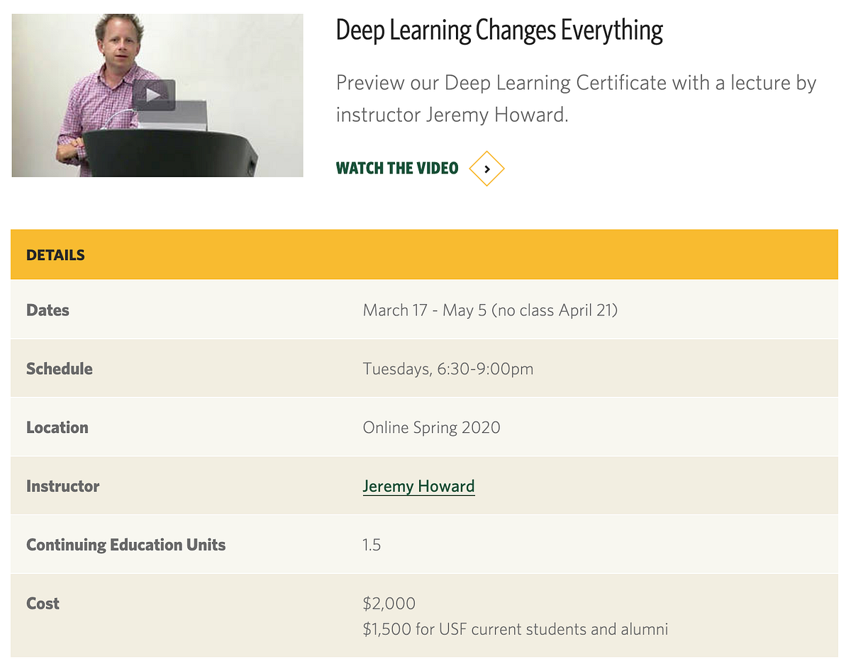 jeremy howard fast ai