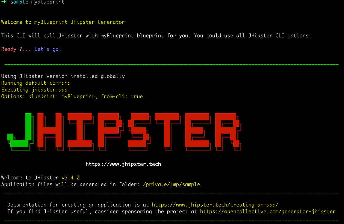 Add a CLI to your JHipster blueprint | by Anthony Viard | Medium