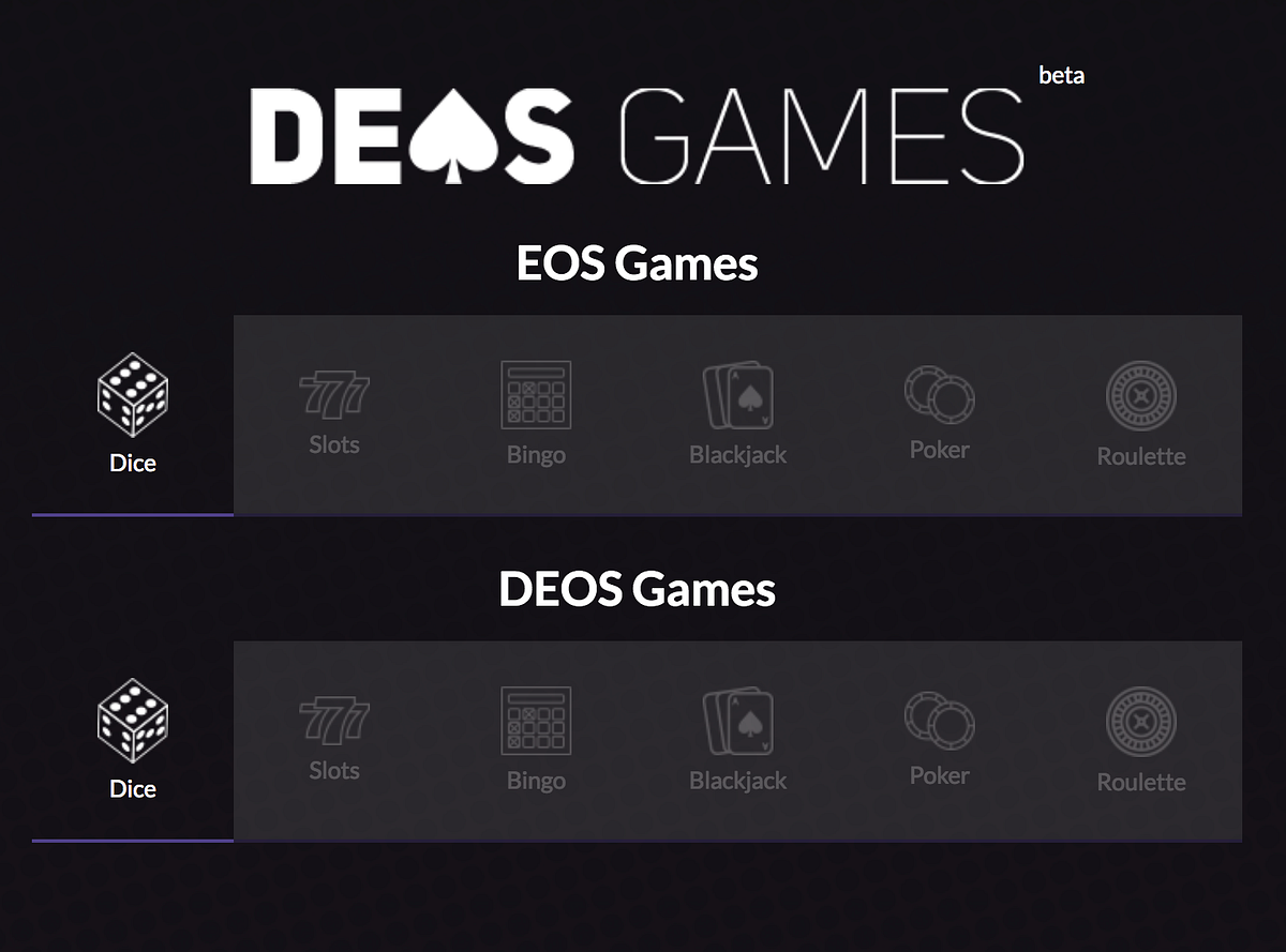 DEOS Dice 110k Update Bet with EOS, referral system and rake back with DEOS by DEOS Games