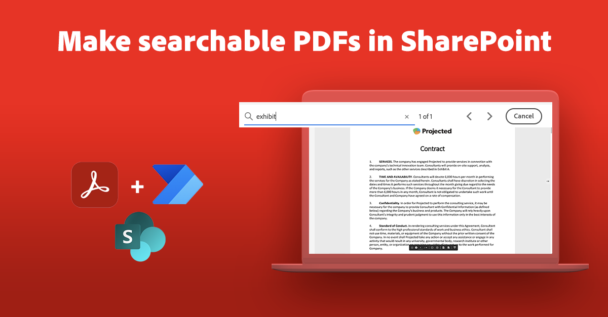 Make Pdfs Searchable Ocr After Importing Into Sharepoint By Ben Vanderberg Adobe Tech Blog Medium