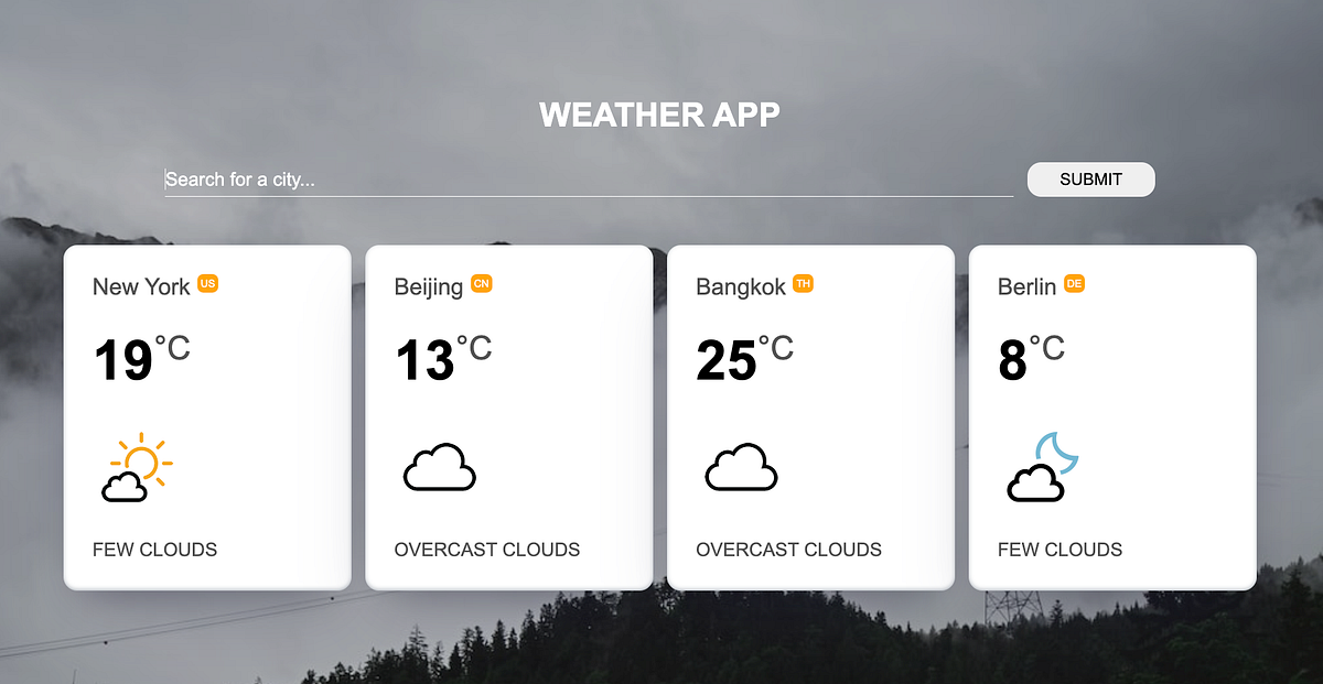 How to make a weather app as a complete beginner by using the Open ...