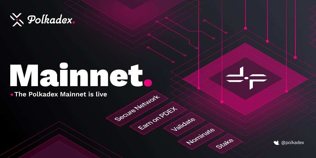The Polkadex Mainnet is live!