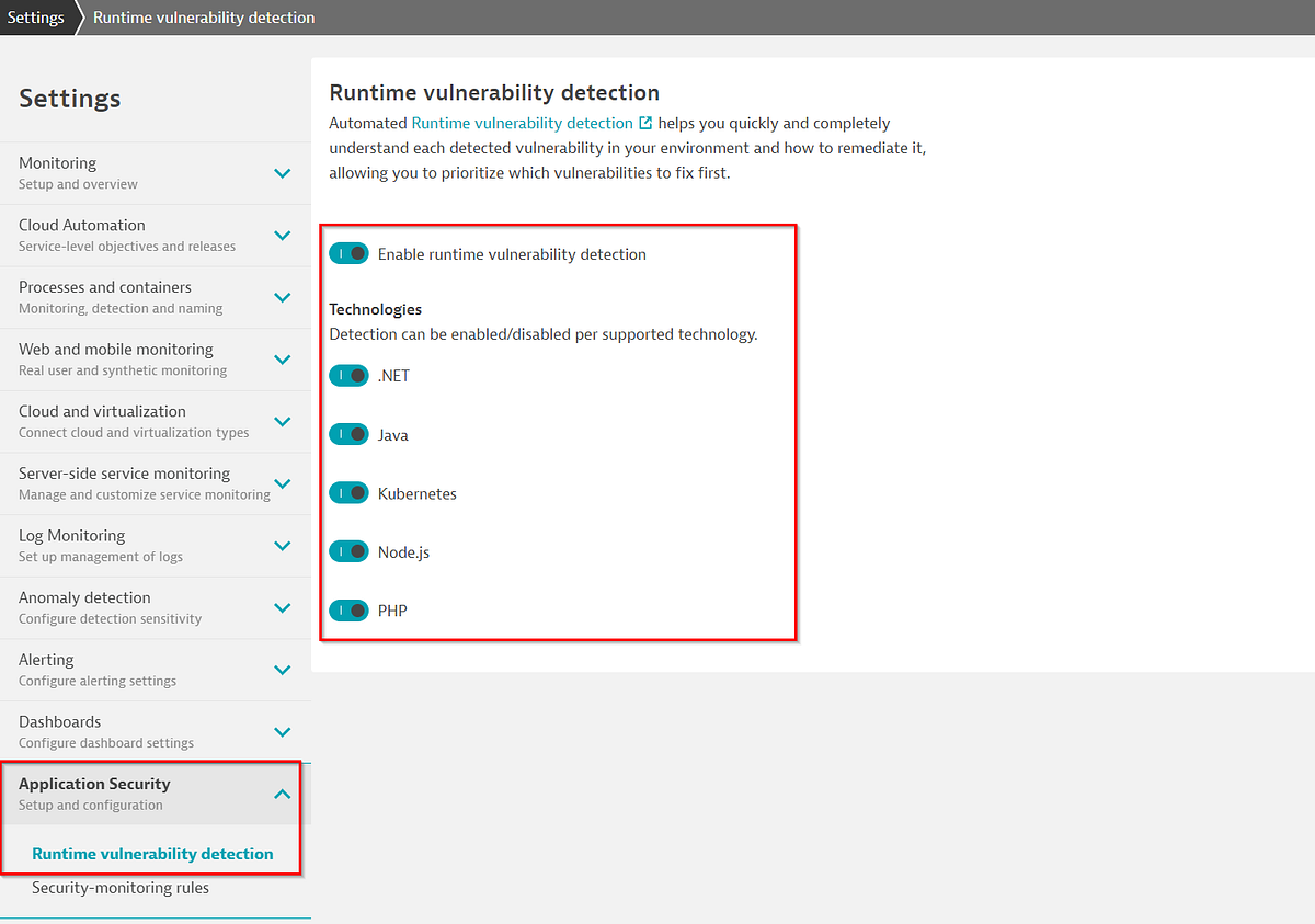 How to Detect Vulnerabilities in Application using Dynatrace by