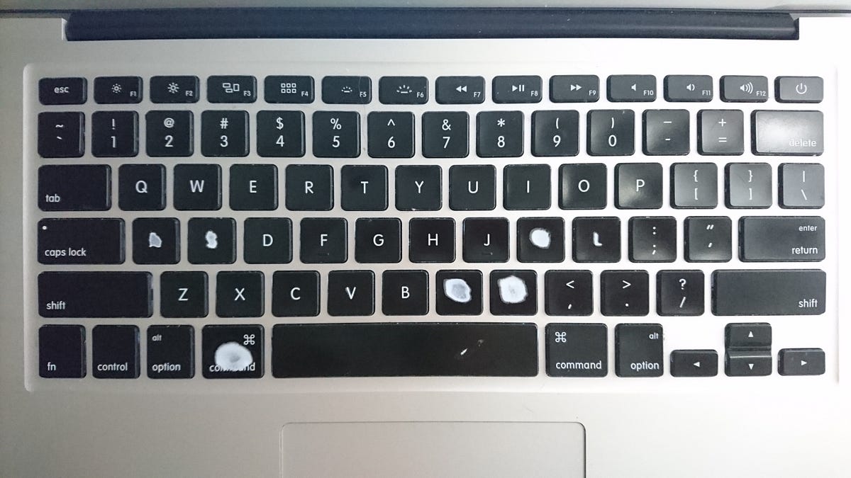 ‘tap keys until the letters wear off’ by Tamyka Bell Medium