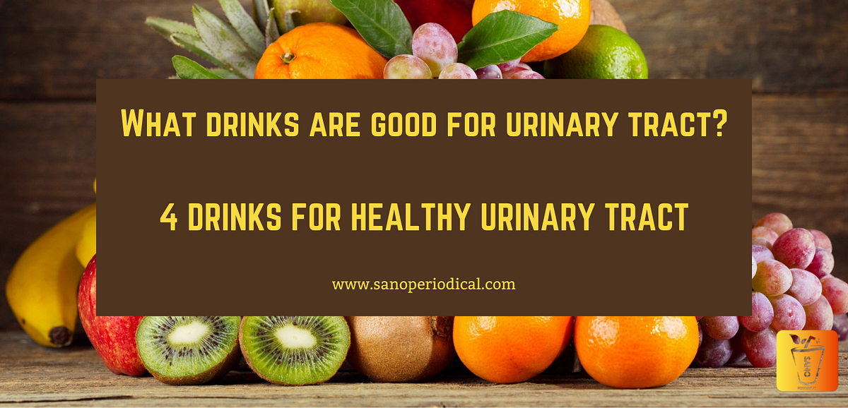 WHAT DRINKS ARE GOOD FOR URINARY TRACT? by Sano Periodical Medium