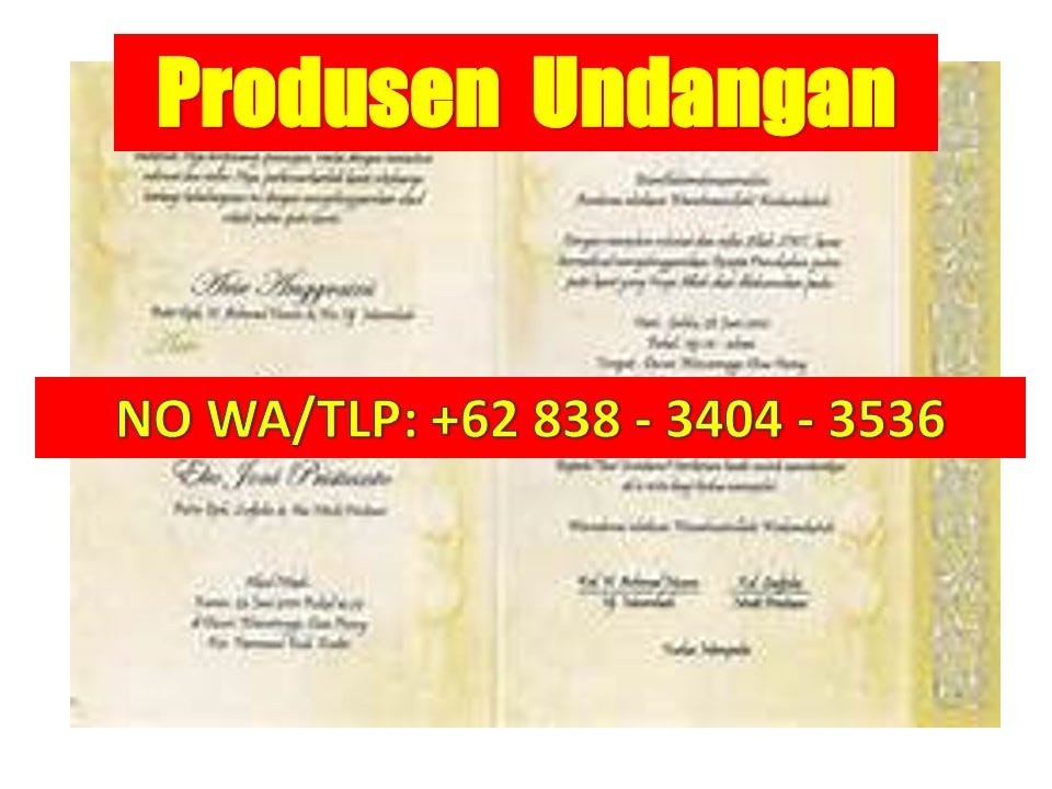 Undangan Cantik083833713253undangan Pernikahan Elegan 2018