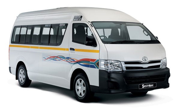 Minibus taxi hire