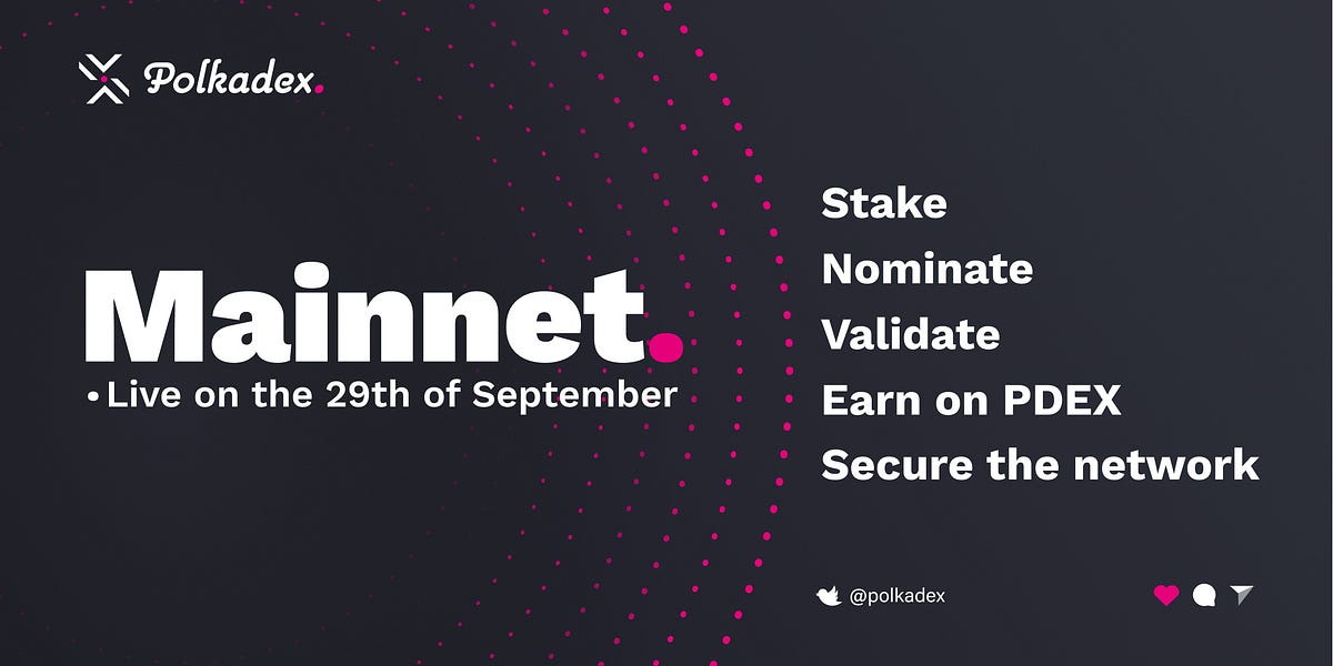 Polkadex Mainnet Launch: September 29th