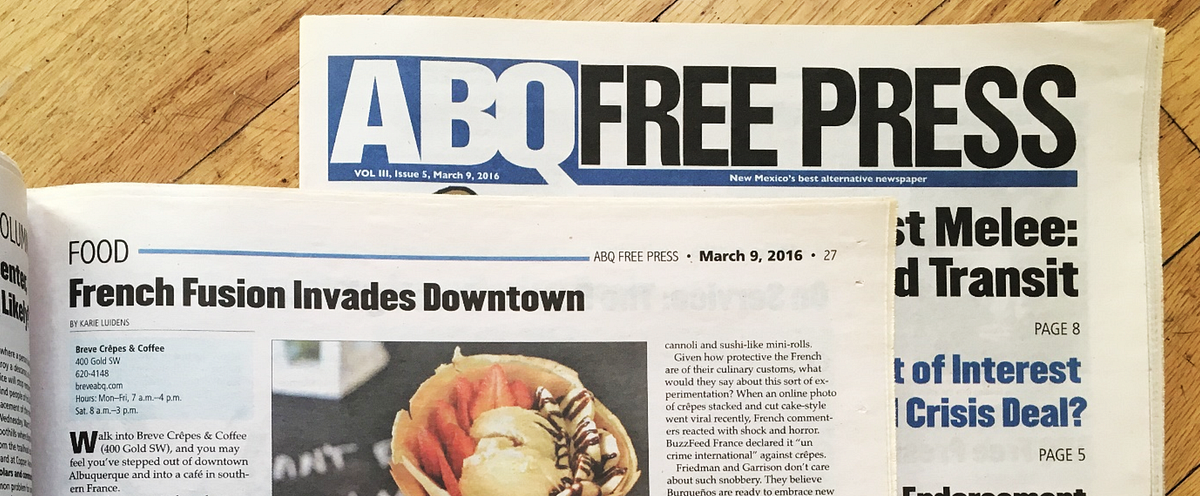 French Fusion Invades Downtown Printed By Abq Free Press March 9 By Karie Luidens Medium