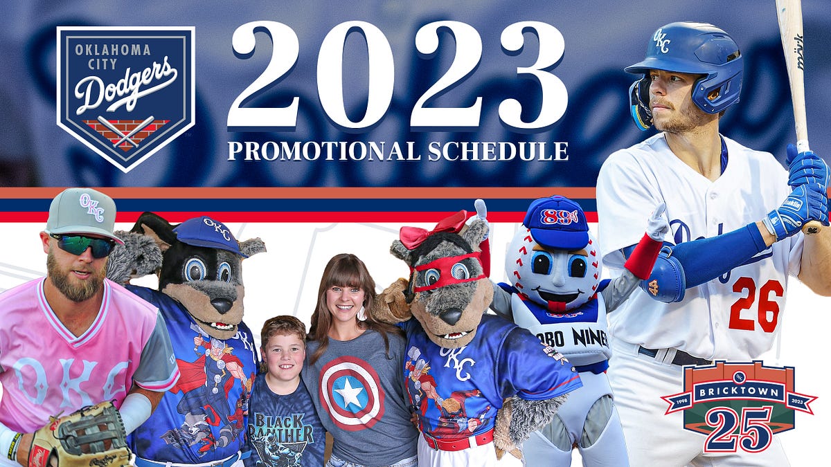 OKC Dodgers Announce Special Promotions & Theme Nights for First Half