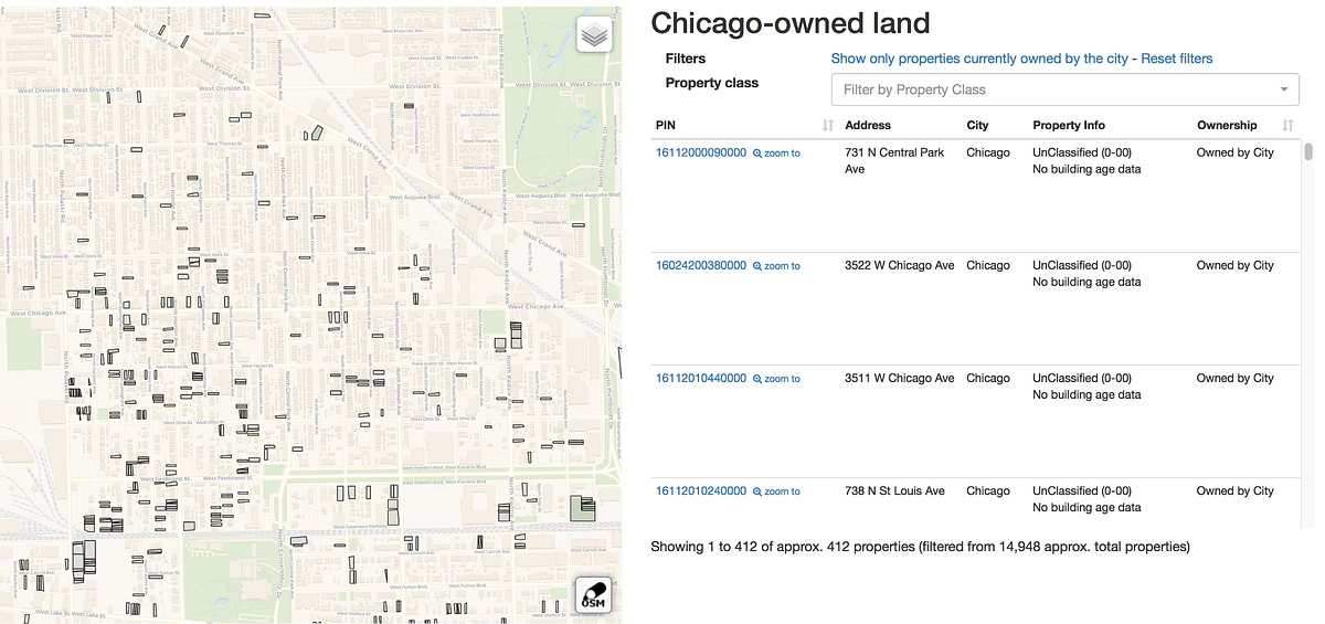Topical maps help you find developable property in Chicago | by Steven