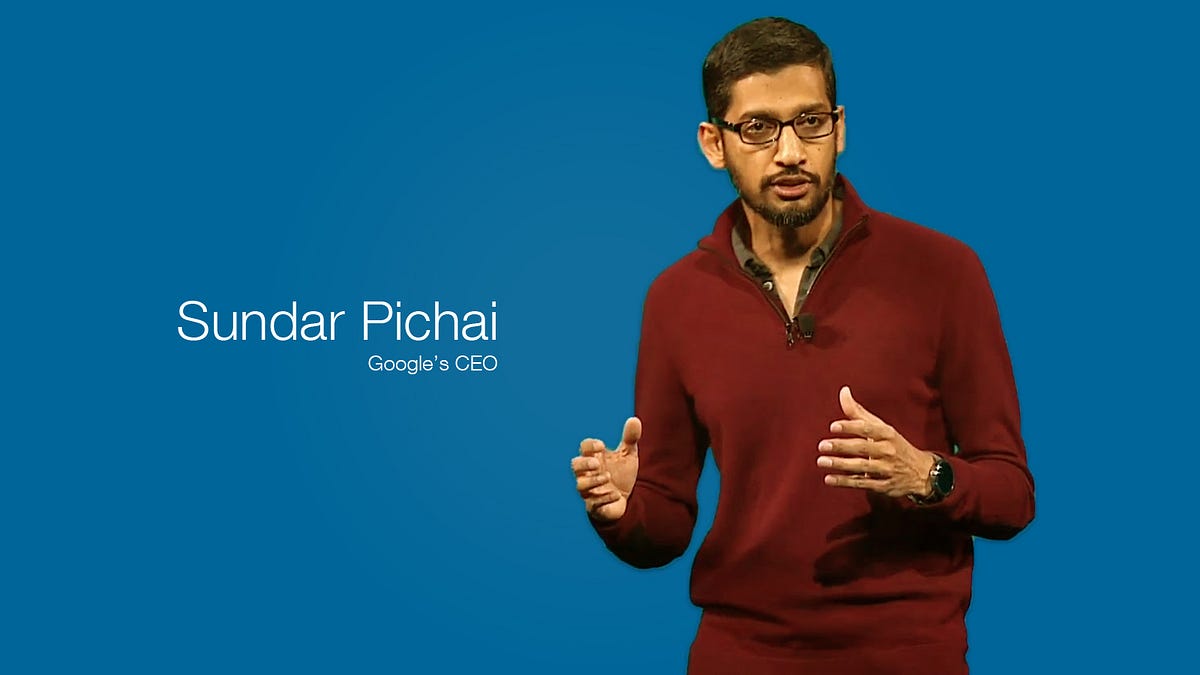 From Humble Beginnings To Heading Google & Alphabet, Sundar Pichai’s ...