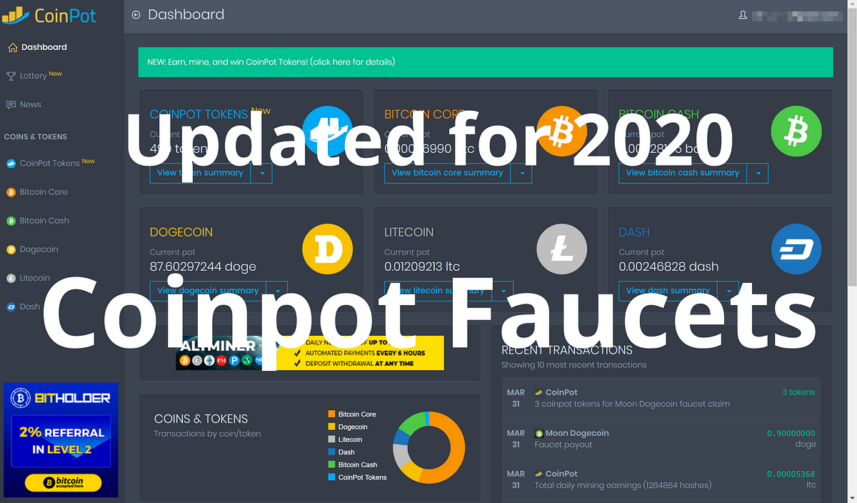 Updated 2020] Coinpot Faucets — Easy Way to Claim Free Crypto from Faucets  Using Coinpot | by Juan Alvarez | Medium