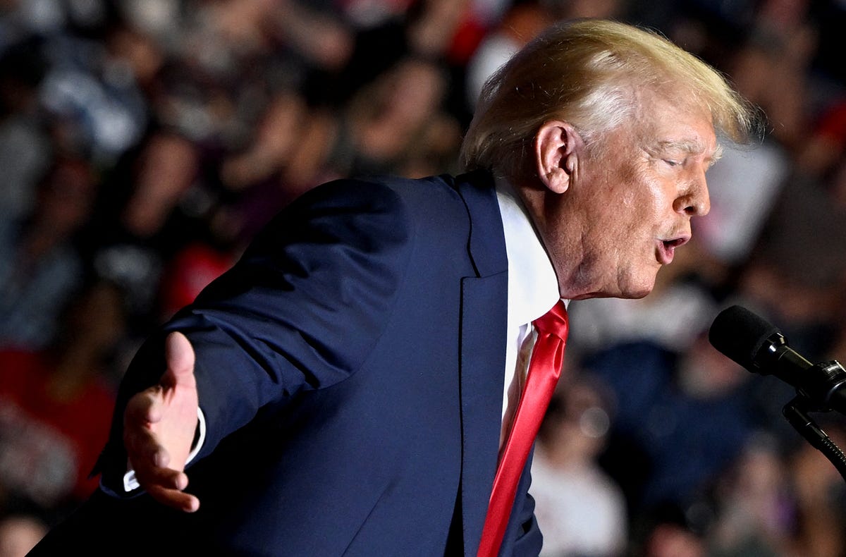 Nick Clegg says Meta could lift its ban on Donald Trump's accounts in January 2023, when the current suspension expires, after it consults with experts (Gina Chon/Semafor Media)